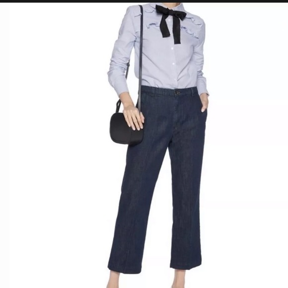 Walter Baker Penelope Blue Blouse NWT